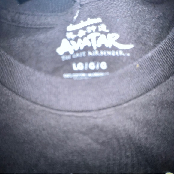 Avatar The Last Airbender Black - Youth T-Shirt Size Large Short Sleeve - Picture 7 of 7